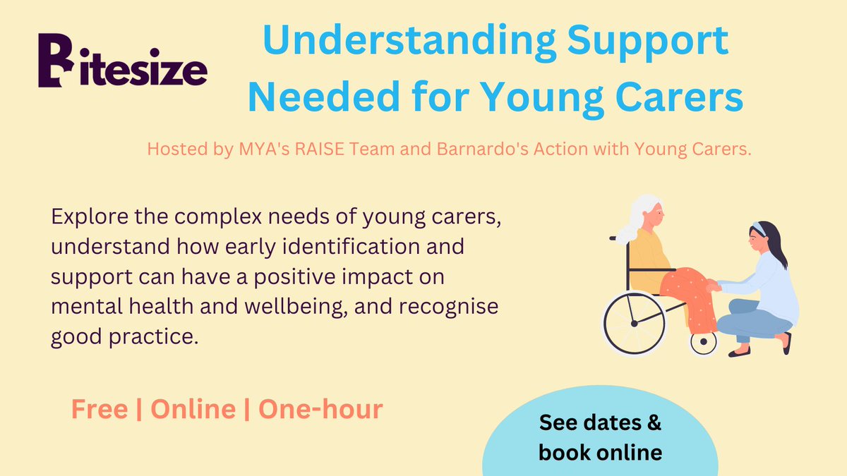 Next week the @MYARAISETeam and @barnardos @AWYCLiverpool will be delivering a bitesize training session about supporting Young Carers. Parents/carers, and professionals are all welcome. 📆 31/08/23 🕑 10:00am - 11:30am 📲 Book your place here - liverpoolcamhs.com/events/underst…