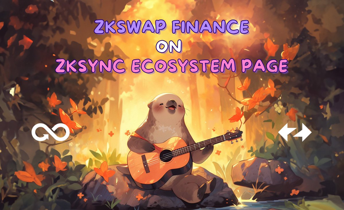 zkSwap_finance's tweet photo. 🚀 @zkSwap_Finance is now officially listed on the amazing @zkSync ecosystem! 

✨ After months of waiting, the listing finally has come. 

🙏🏻 Huge thanks to @zkSync team for recognizing us! 
🙌 This recognition is truly motivating for our team

🌎 https://t.co/feWGrxdgHj