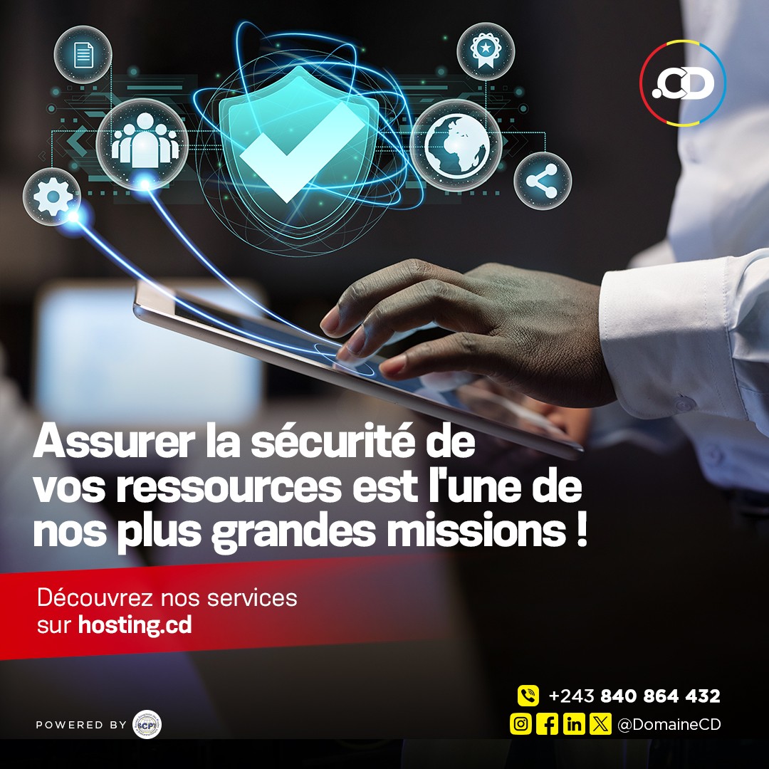 DomaineCd's tweet photo. Assurer la sécurité 🔒 de vos ressources est l'une de nos plus grandes missions 🎯

Découvrez nos différents services sur 🔗https://t.co/JcsCYbL41g

#DomaineCd #IdentitéNumérique #SCPT https://t.co/5ITltTKFso