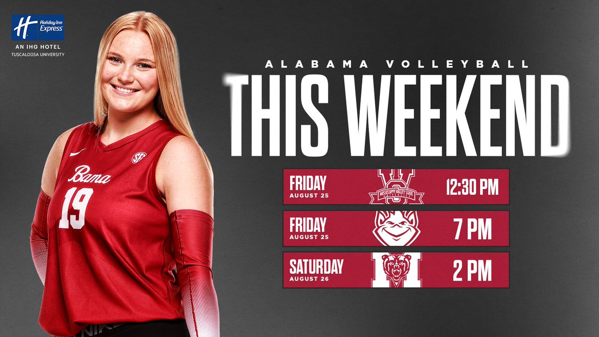AlabamaVBall's tweet photo. Opening weekend at Foster👏

#BamaVB #RollTide https://t.co/I8GozUvsKC