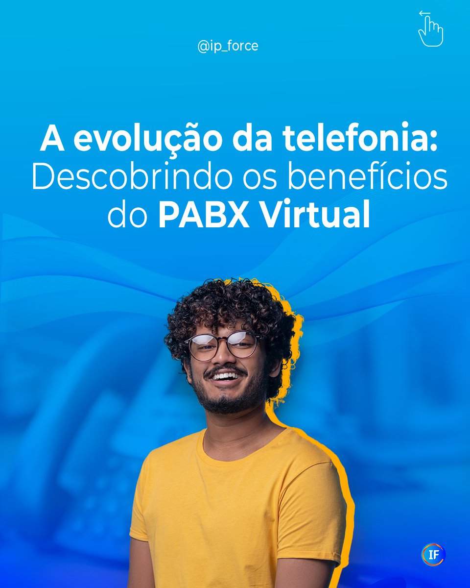 IPForce_Telecom's tweet photo. Hoje, trazemos uma notícia que vai abalar o mundo dos negócios!

O tradicional PABX já faz parte do passado, pois está na hora de conhecer a evolução da telefonia empresarial: o incrível PABX Virtual.

Prepare-se para descobrir os benefícios que essa tecnologia inovadora pode + https://t.co/P0WCxDz5KB