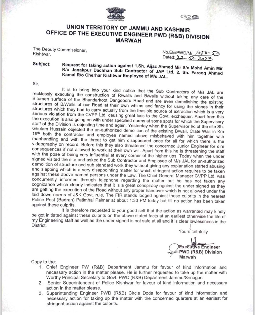 J&K Civil Engineering Graduates Association tweet media