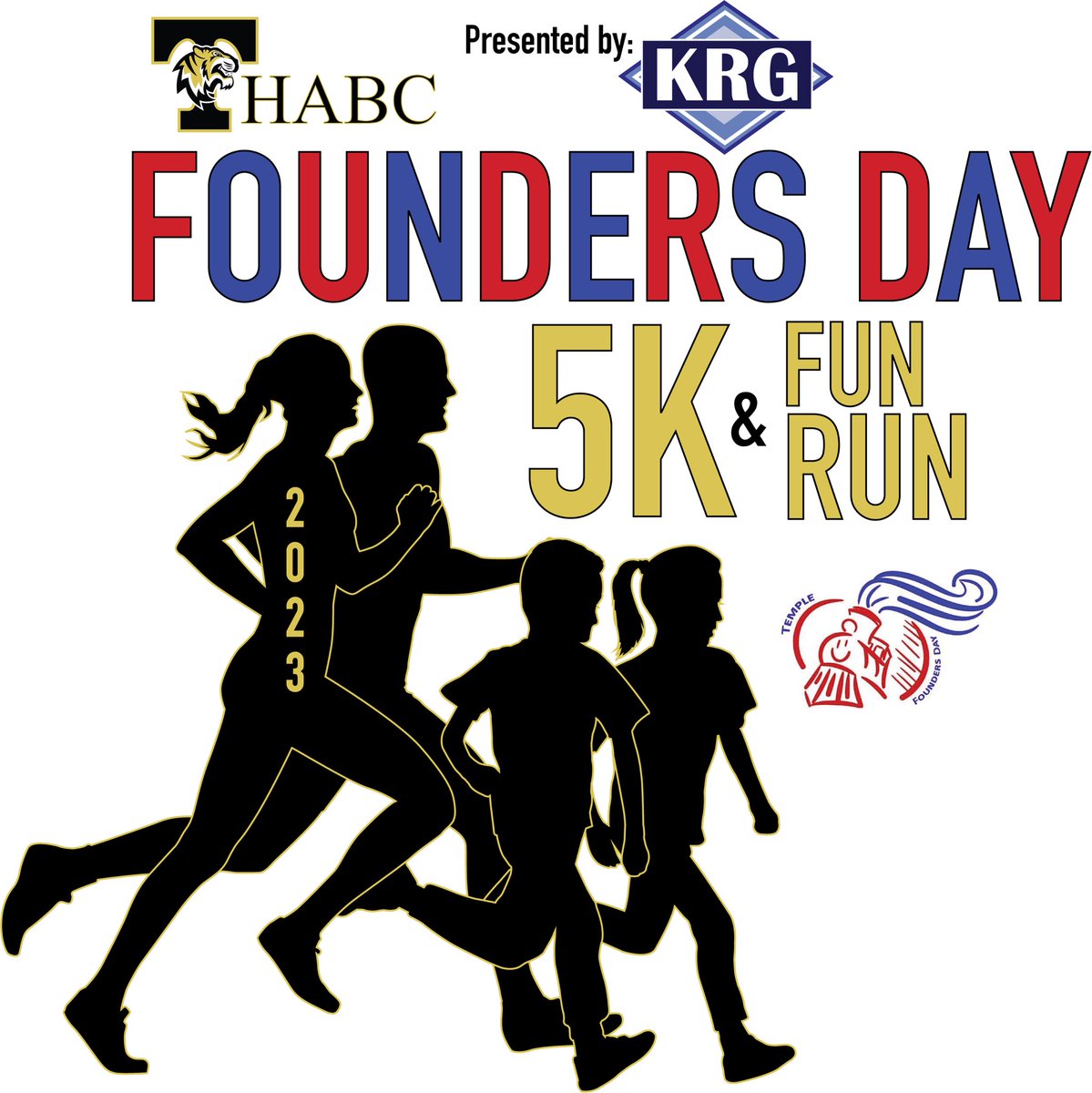 THABC_Tigers's tweet photo. The Temple High Athletic Booster Club is happy to announce that KRG Roofing will be partnering with us as the Presenting Sponsor for the 2023 THABC Founders Day 5K & Fun Run scheduled for Saturday, September 23rd. #THABC https://t.co/p1PpuvkbPU