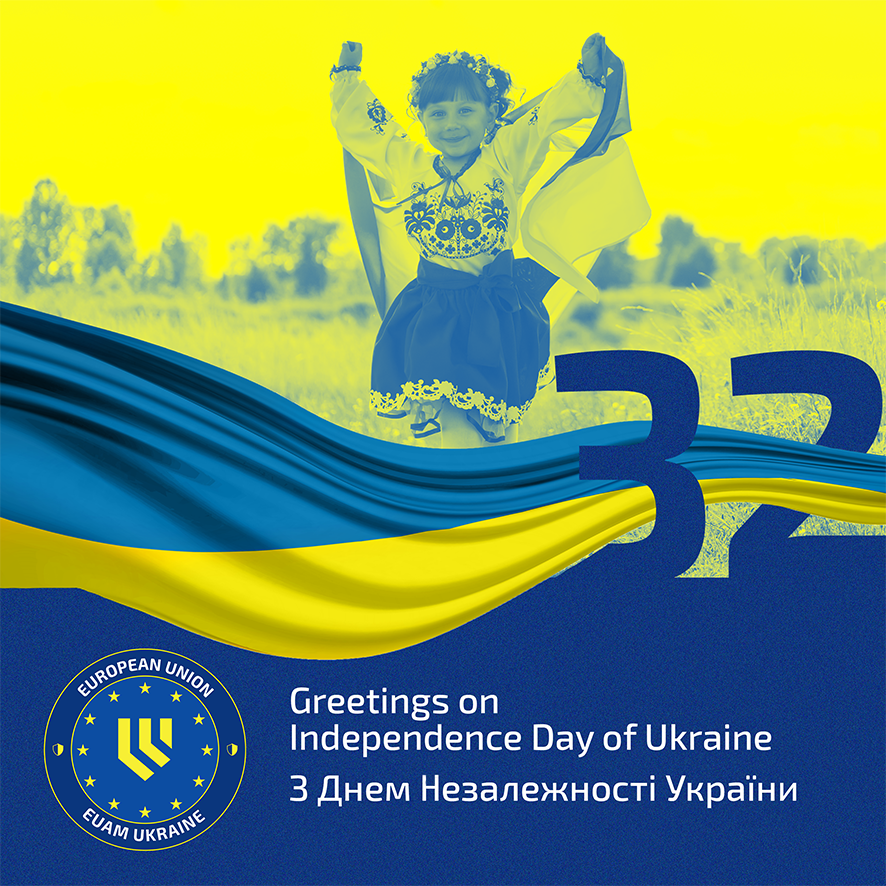 EUAM_Ukraine's tweet photo. Happy #IndependenceDay, country of brave people!🇺🇦
We #StabdWithUkraine https://t.co/1FnRn2RSP4