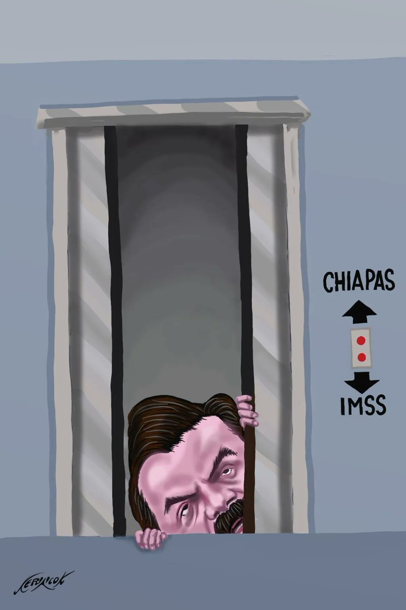 No sube. <a href="/eleconomista/">El Economista</a> #ZoeRobledo #IMSS #elevadores #Chiapas #CuartaTransformación