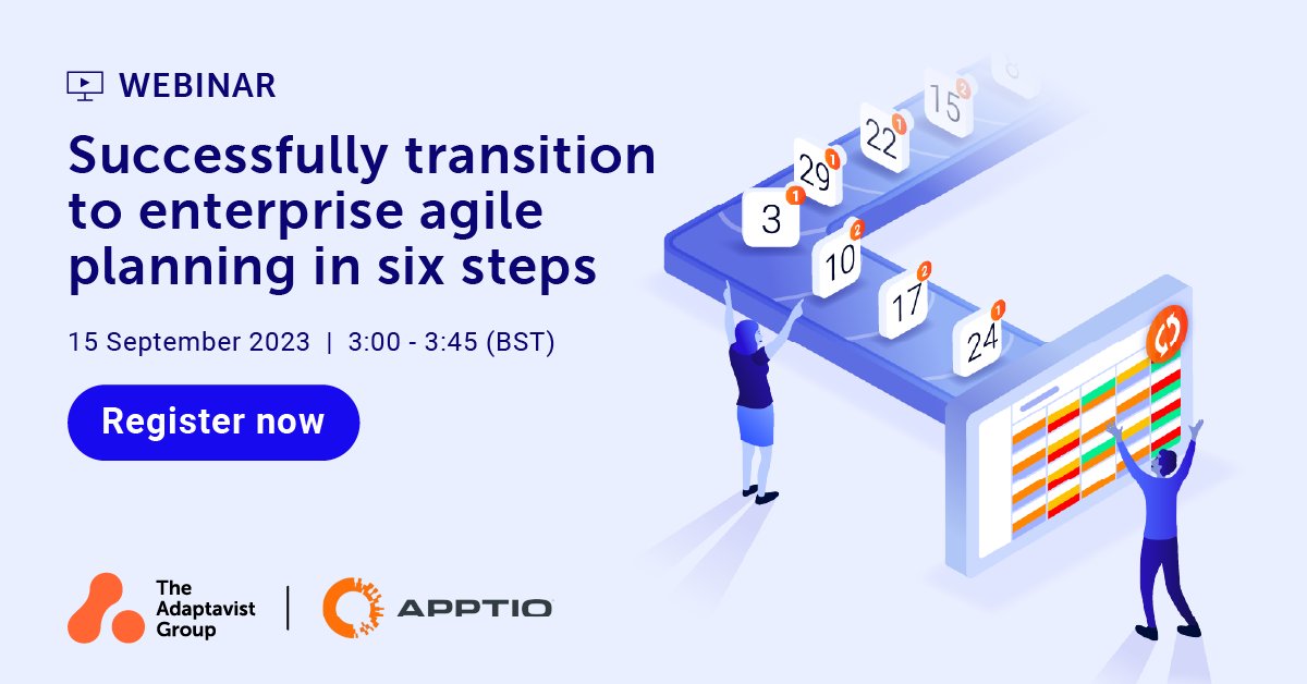 Adaptavist's tweet image. Join @Apptio and Adaptavist for an engaging webinar on leveraging technology to support an agile transformation. Register now to secure your spot! ⬇️
bit.ly/3Kzn8m2

#agiletools #agiletransformation #planning