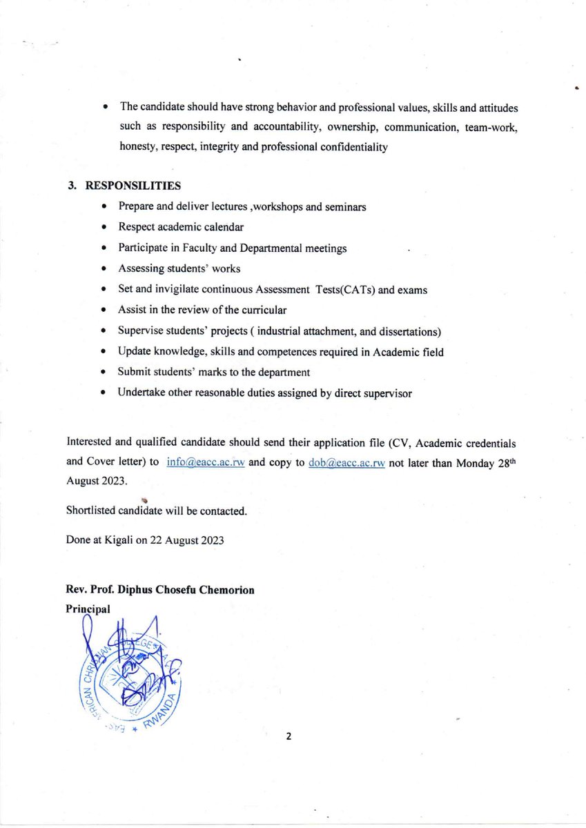 East African Christian College tweet media