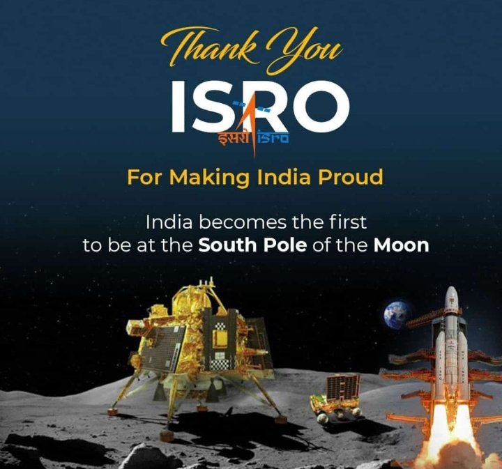 bindass567's tweet photo. Thanks, entire @isro team, for making us proud. Jai Hind 🇮����🇮🇳
#Chandrayaan3 #Chandrayaan3Landing #VikramLander https://t.co/zCCjyAHqip