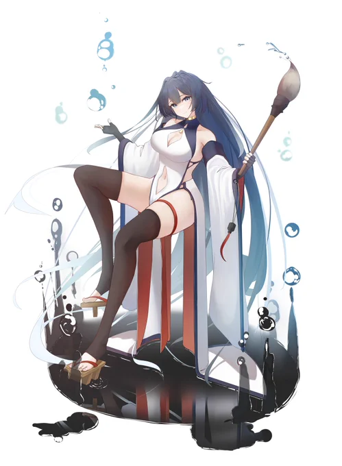 書道 擬人化  #キャラクターイラスト