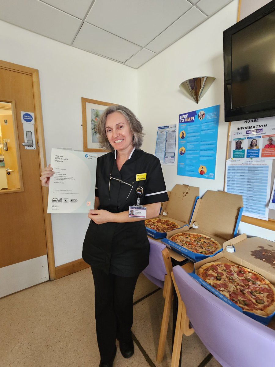 Congratulations to Pavlina for completion of her BTEC level 4 and for getting her Band 5 Senior Ophthalmology Technician! Onwards and upwards! @KingstonHospNHS <a href="/NicholaKane2/">Nichola Kane</a> <a href="/SarahShade16/">Sarah Shade</a> <a href="/Harmudge/">Tracey Kelly 💙</a> @BereniceConstab <a href="/eraderecht/">Liz Raderecht</a> <a href="/JSkhft/">Justine</a>