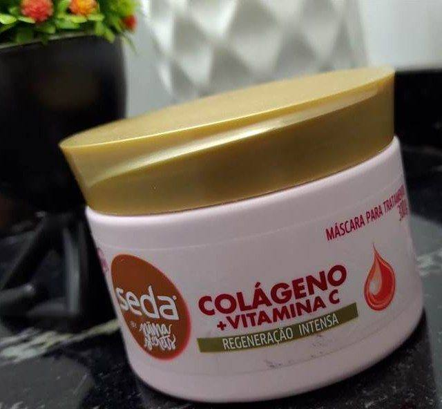 Creme de Tratamento Seda 300G Colágeno + Vitamina C, Seda, Seda