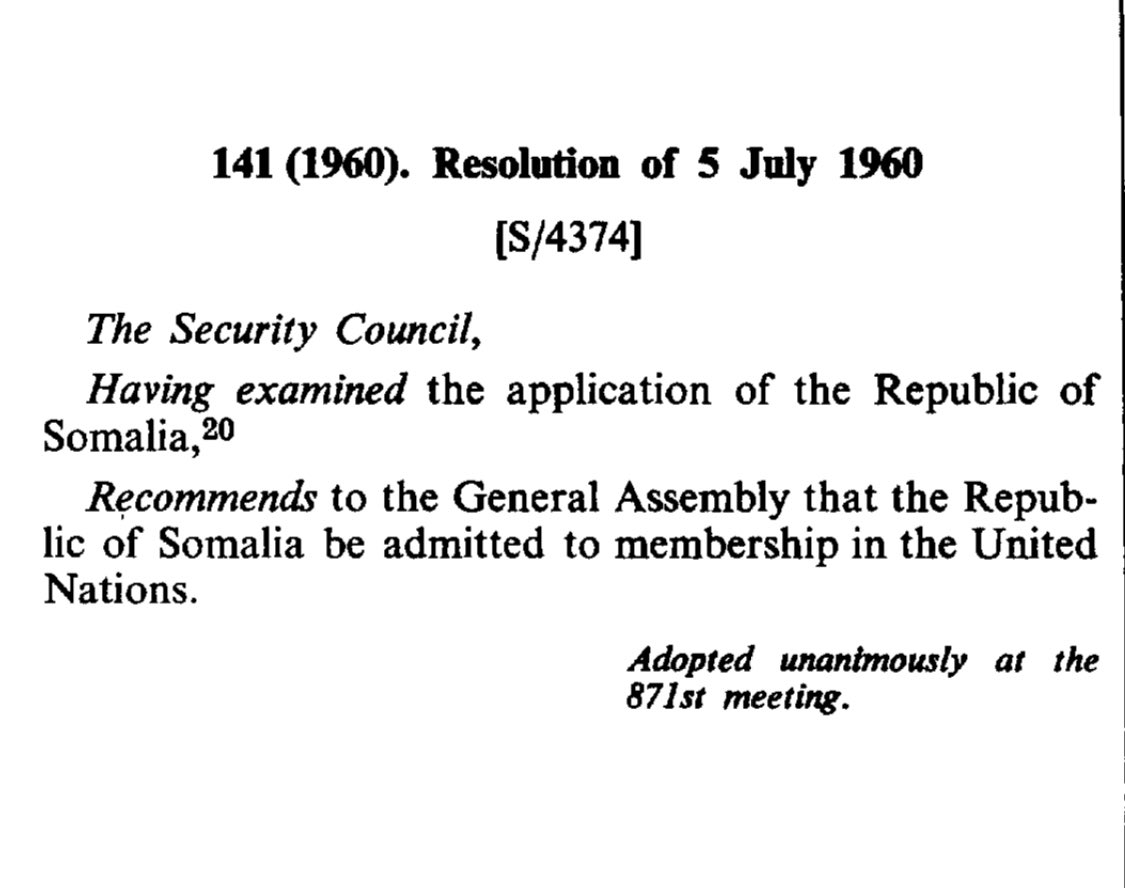 EIshmael_'s tweet photo. This is the result of not remembering the commitments your uncles made more than 60 years ago. 

The Admission Resolution and Adan Adde's Acceptance Letter 👇 https://t.co/P4oxYOCJGZ