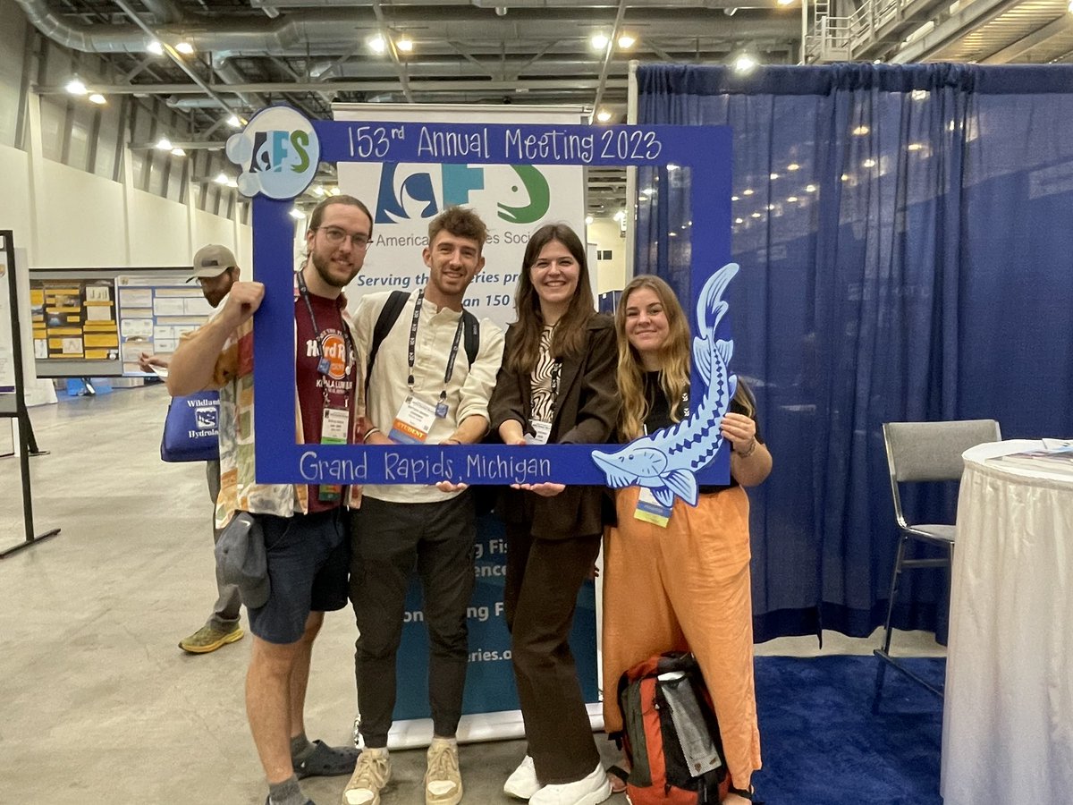 At the 153rd <a href="/AmFisheriesSoc/">American Fisheries Society</a> Annual Meeting in Grand Rapids, Michigan, I presented the results of my master's project on the "Performance evaluation of a Brook Trout Wisconsin-type bioenergetics model". Thanks to @UQAR and <a href="/raq_actu/">RAQ - Actualité</a> for their support! <a href="/CRSNG_NSERC/">CRSNG / NSERC</a>