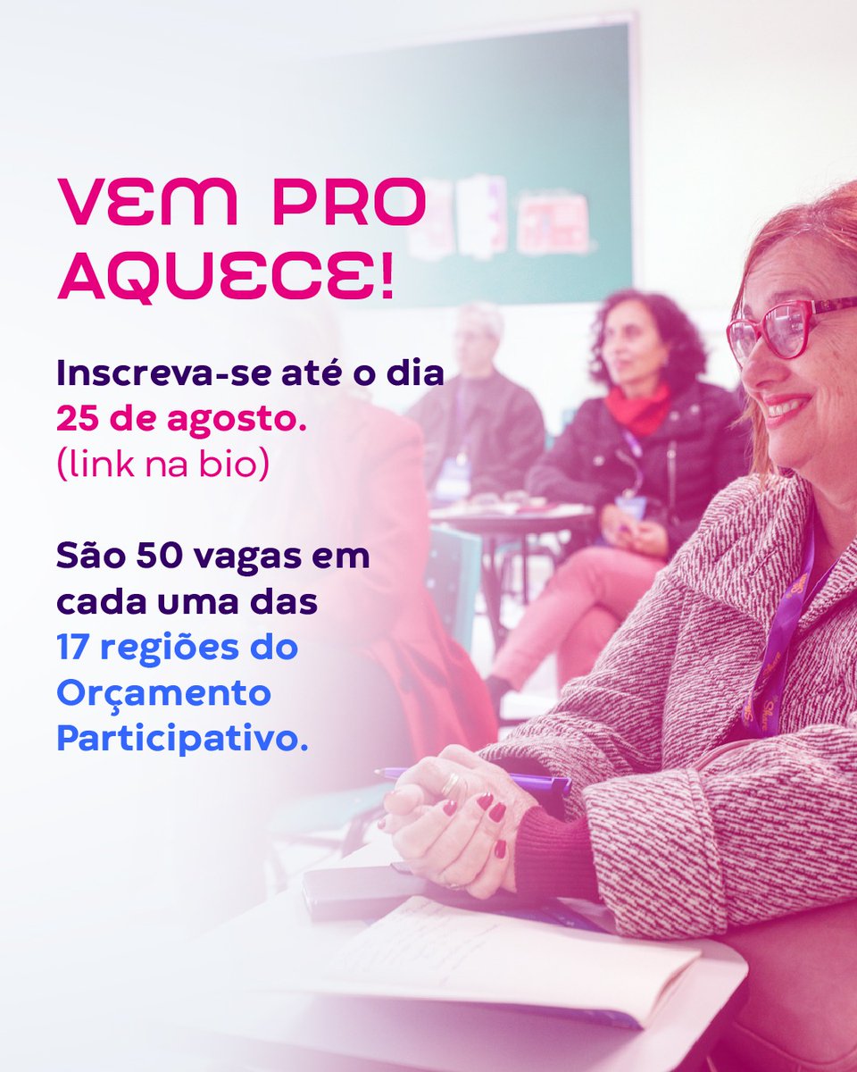 Prefeitura_POA's tweet photo. Já garantiu sua vaga no Aquece Expo Favela?🚀🚀
O #Aquece vai capacitar, simultaneamente, 850 empreendedores, divididos entre as 17 regiões do Orçamento Participativo de Porto Alegre.
📍Escolha o endereço mais perto da sua casa e inscreva-se aqui ⬇️
https://t.co/dS4zKKgj2R https://t.co/eYjJFtnRh5