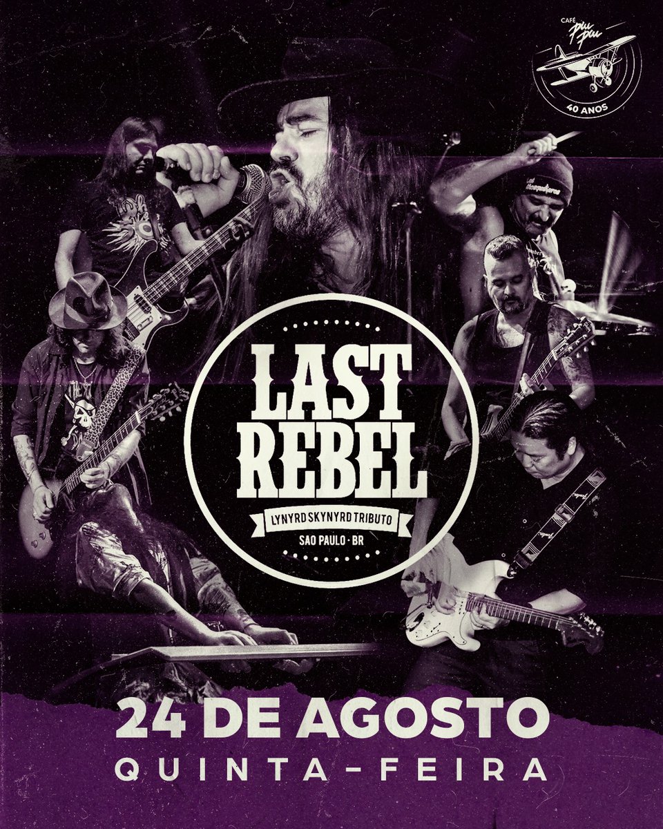 Quinta agitada com a banda Last Rebel Lynyrd Skynyrd Tribute! 😉