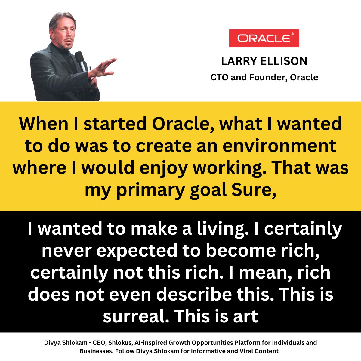 divya_shlokam's tweet image. 🌟 Oracle's Art of Achievement!

🚀 Journey Highlights:

1.🌄  Visionary Start. 
2.🚀  Balanced Ambition. 
3. 📚  Persist &amp;amp; Elevate. 
4. 🌟  Surreal Triumph. 
5. 💪 Crafting Masterpiece.

Turn dreams into artful success! 🌟
#OracleOdyssey #SculptingSuccess