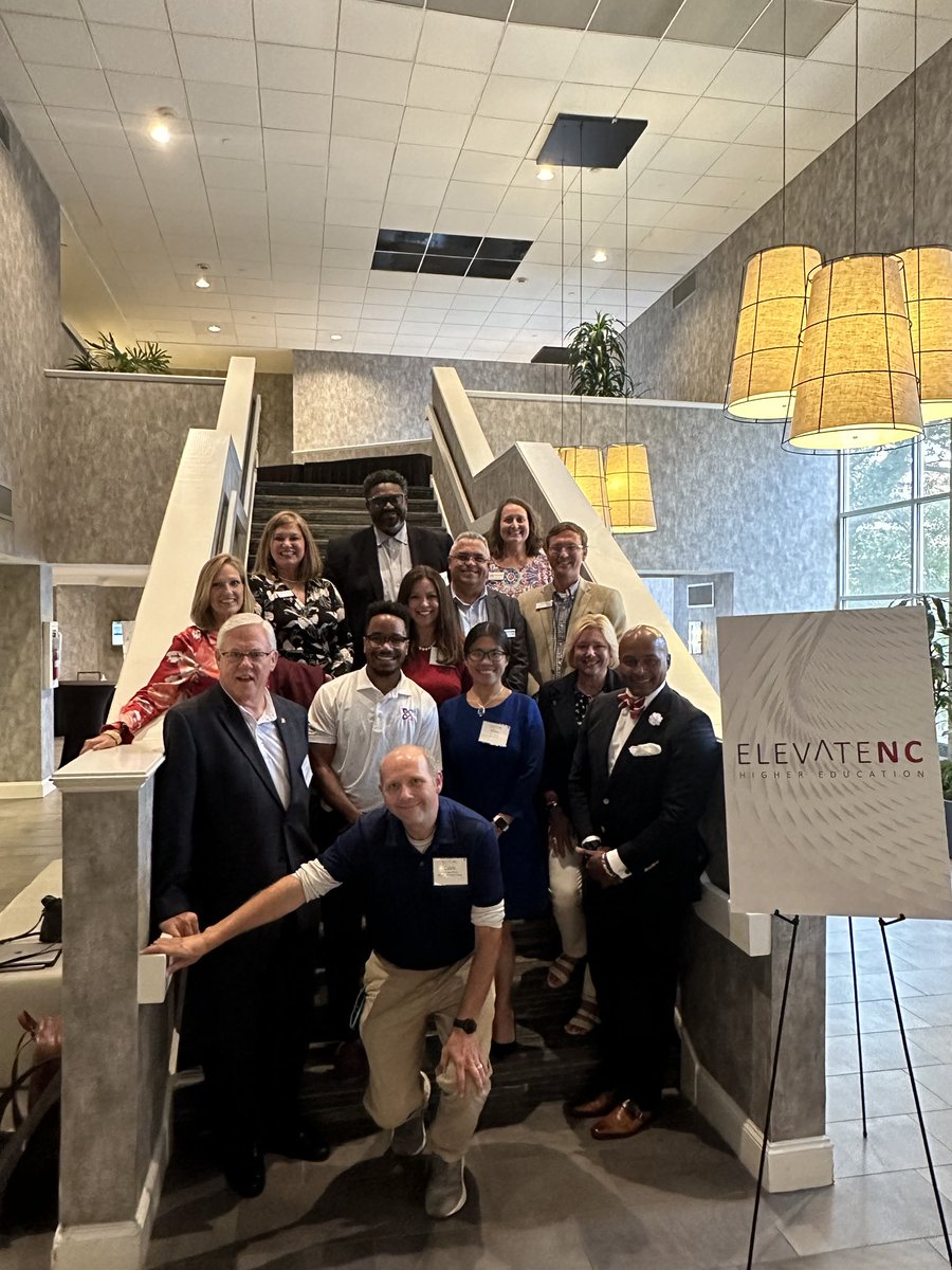 Thankful to be a guest at ElevateNC in Wilmington, NC! Great conversations and connections! As a state, we are working across sectors on the 2 Million by 2030 educational attainment goal.
⁦@myFutureNC⁩ ⁦