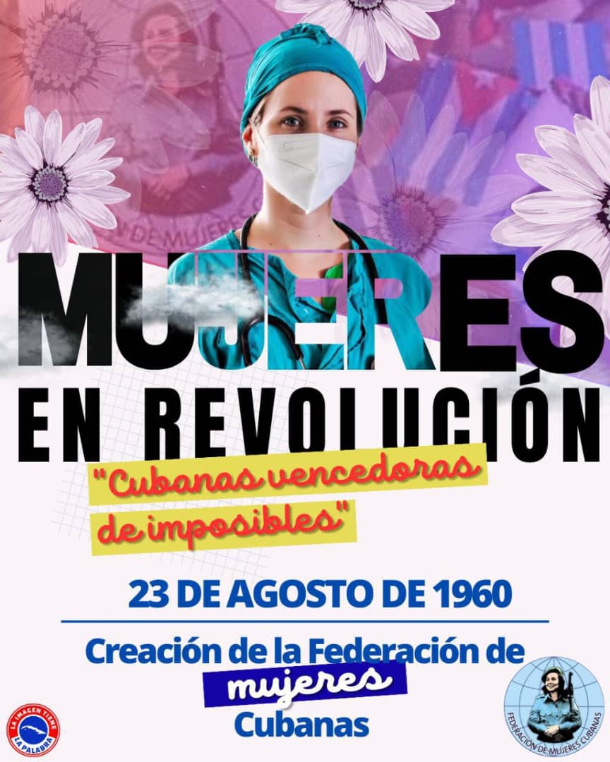 Felicidades federadas, mujeres valientes, guerreras,convertidas todas en Revolución.#MujerEnRevolución   #CubaCoopera #CubaPorLaVida <a href="/DcMedica/">Misión Médica Cubana en el Distrito Capital</a> <a href="/ErickMendezRod3/">ErickMendezRod</a>
