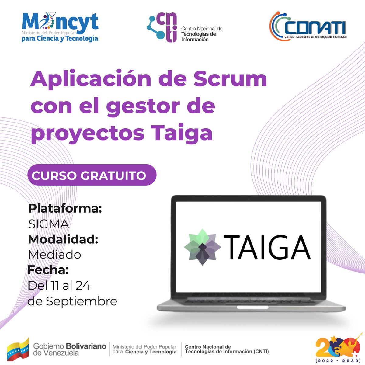 CNTI_VE's tweet photo. #BuenosDias 

¿Ya se registraron en nuestros cursos gratuitos del mes de septiembre?

Aún tienen oportunidad de hacerlo, solo deben ingresar a:

https://t.co/0ZoXAFQfaV

Escoger los cursos de su preferencia y realizar la inscripción, el proceso es sencillo y rápido.

¡Participa! https://t.co/zDUqsq5cG0