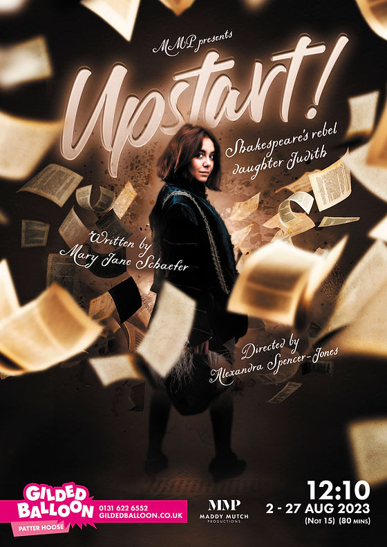 @EdinsNicestBoy 'Upstart! Shakespeare's Rebel Daughter Judith'
Playing <a href="/Gildedballoon/">Gilded Balloon</a> #PatterHoose #BigYin until 27 August, 12:10pm
⭐⭐⭐⭐⭐ Ed Fest Magazine
⭐⭐⭐⭐⭐ North West End
⭐⭐⭐⭐⭐ Theatre Weekly
⭐⭐⭐⭐ The Edinburgh Reporter
⭐⭐⭐⭐ West End Best Friend