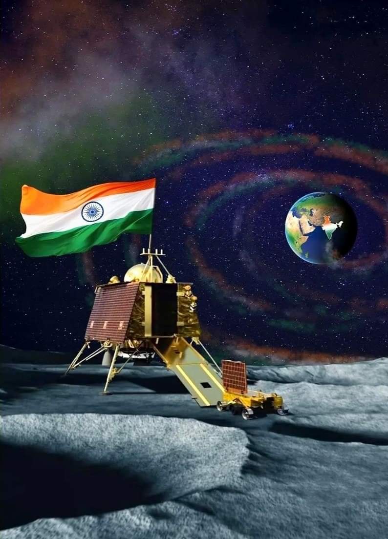 #India has created history, our #Chandrayaan_3  successfully landing on south pole in #Moon. Congratulations to team #ISRO who made impossible possible, proud moment for us. Jai Hind.