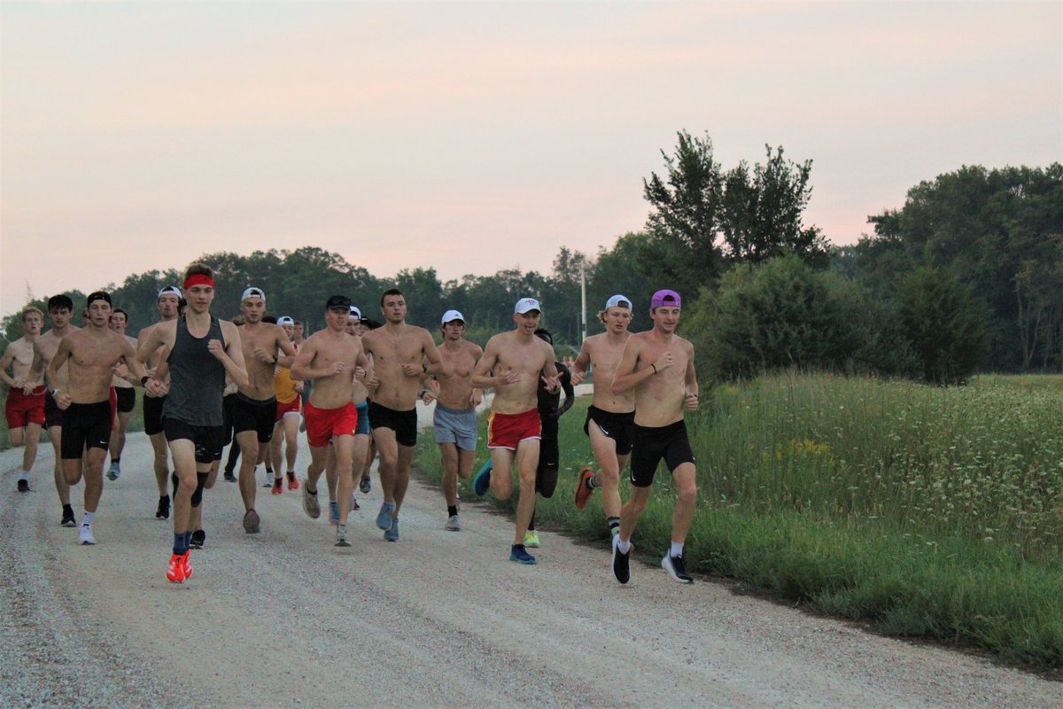 SimpsonXCTF's tweet photo. First workout of the season in the books! #RollStorm #SCXC https://t.co/GsvUibSrPu