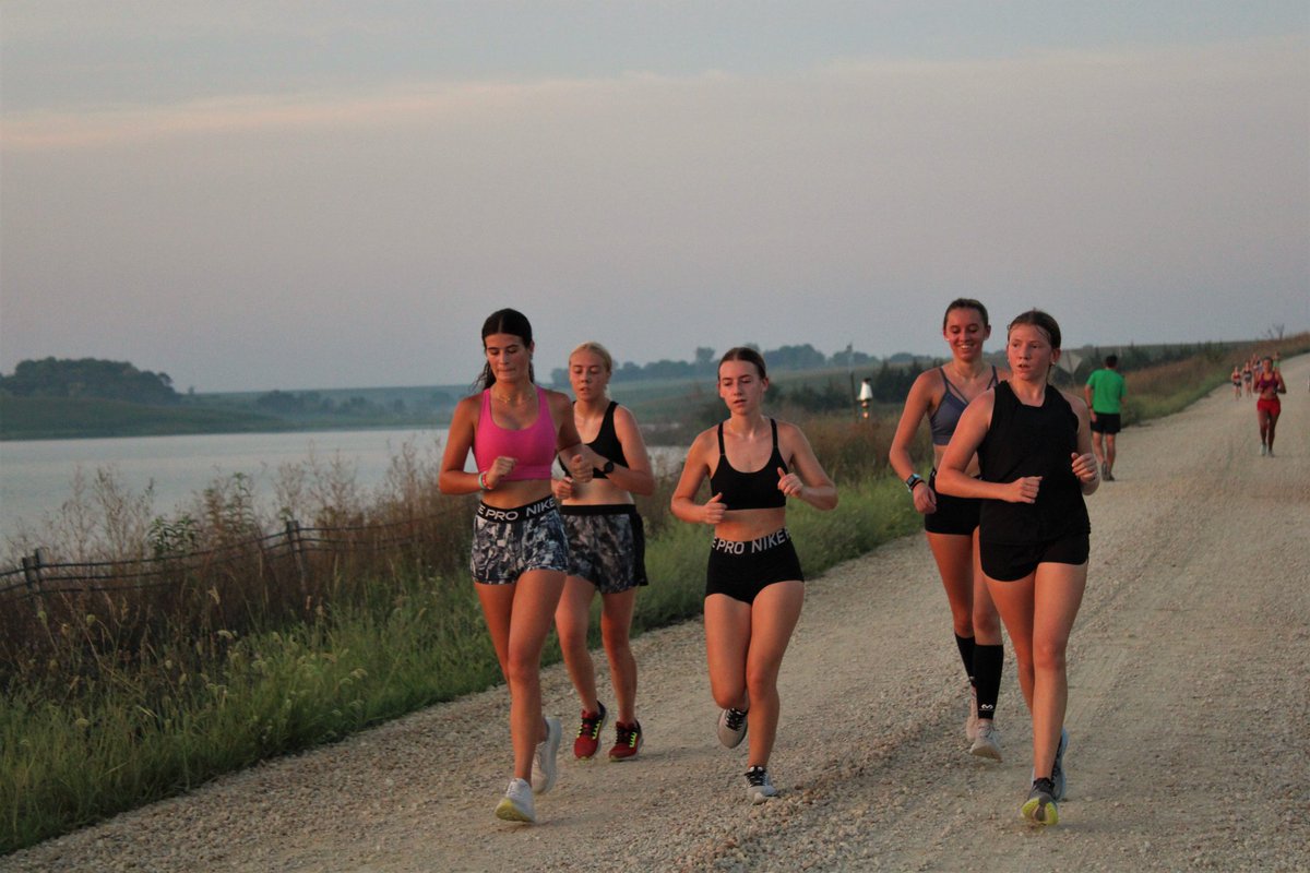 SimpsonXCTF's tweet photo. First workout of the season in the books! #RollStorm #SCXC https://t.co/GsvUibSrPu