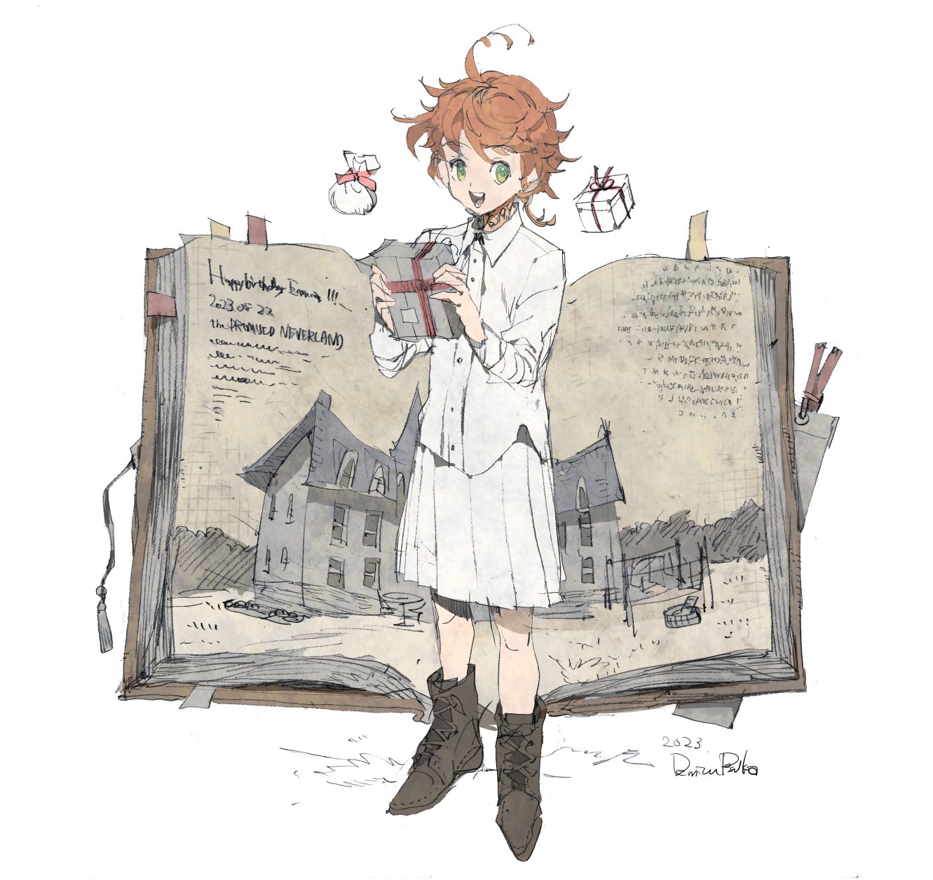 Anime: The Promised Neverland Quer ver mais imagens como essa? Siga  @otakuworldbr no Instagram e Twitter!