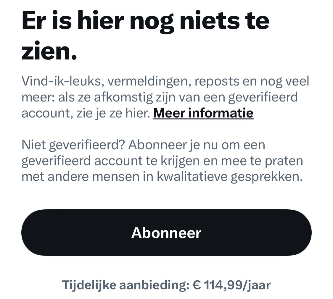 CastorDJ4U's tweet photo. Waarom ik geen geverifieerd account heb? € 115 per jaar is het me niet waard, en om welke content te ontvangen? Dezelfde als nu, nog steeds kwalitatiever dan Facebook of Instagram. Zonder advertenties dan? Mja, dan kan je alle sociale media beter verlaten 😉 🤷🏻‍♂️ https://t.co/0i6iykV0cS