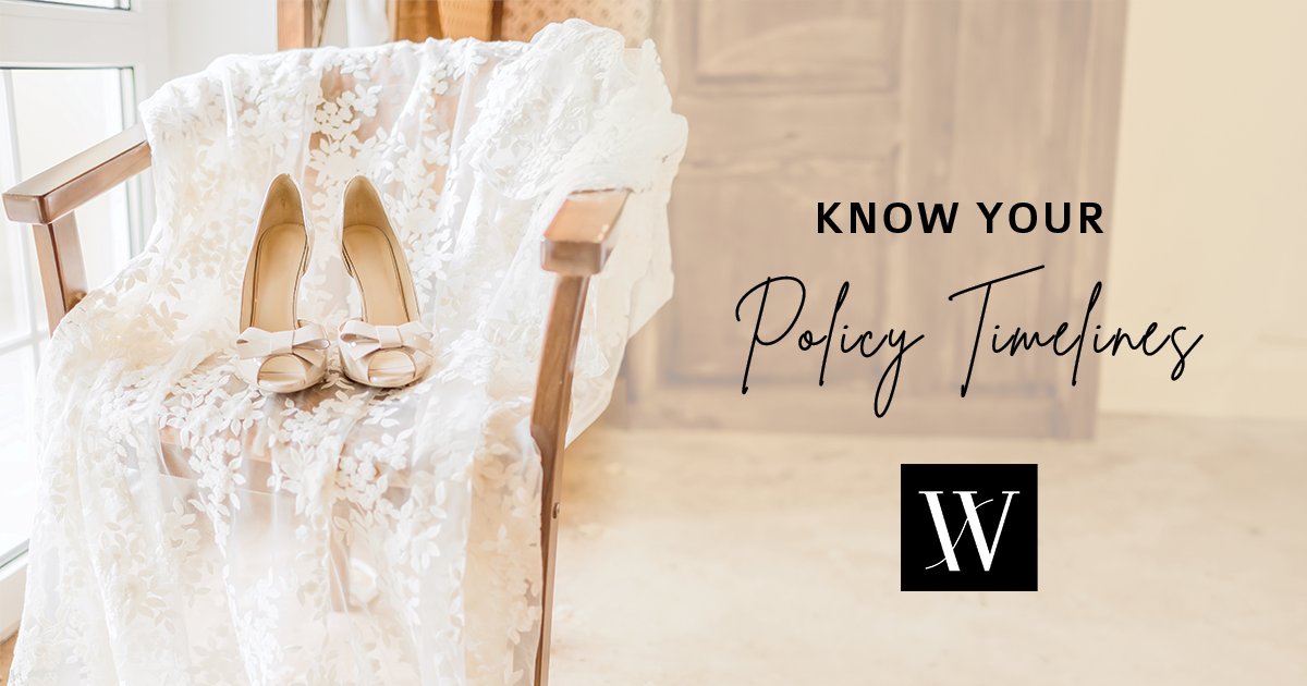 WedProtector's tweet image. Best practice to #ProtectYourWedding: Know your policy timeline.

Understand how your #weddinginsurance policy works, before you need it, including when you need to file a claim. Learn more: ow.ly/fN6J50Pt2gv