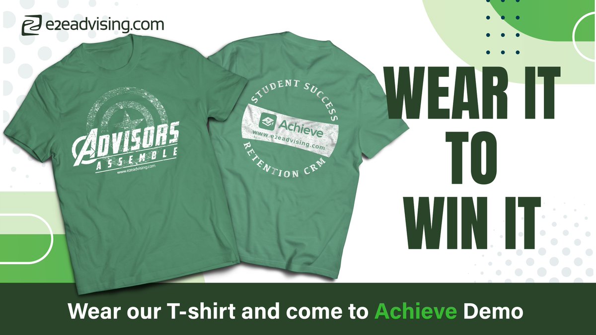 E2EAdvising's tweet photo. Wear it to Win it!  Celebrating student success with heroes of #NACADA. See you at the #NACADA2023 conference! https://t.co/GEATKn2pjK