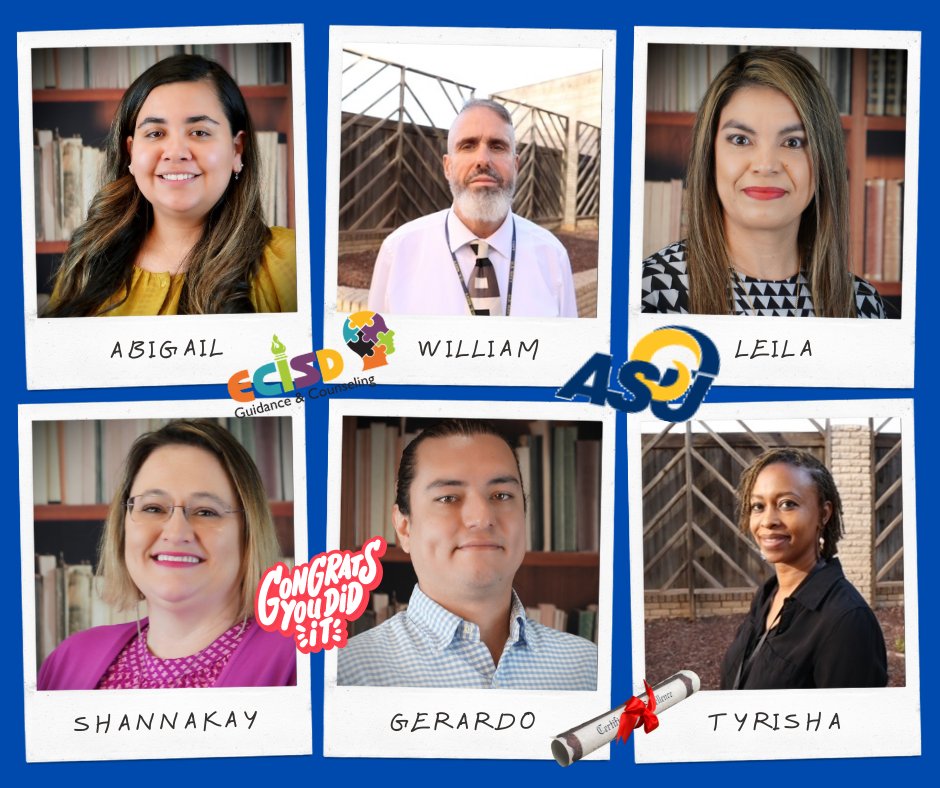 Congratulations to our first School Counselor Pathway cohort! Our partnership with Angelo State has been 100% successful &amp; these phenomenal candidates are serving as school counselors for our students this year! #TeamECISD <a href="/KristaZig/">Krista Zeigler</a> <a href="/EcisdTalented/">ECISD Talent Development</a>  <a href="/ecisdHR/">ECISD Human Resources</a> <a href="/EctorCountyISD/">Ector County ISD</a>