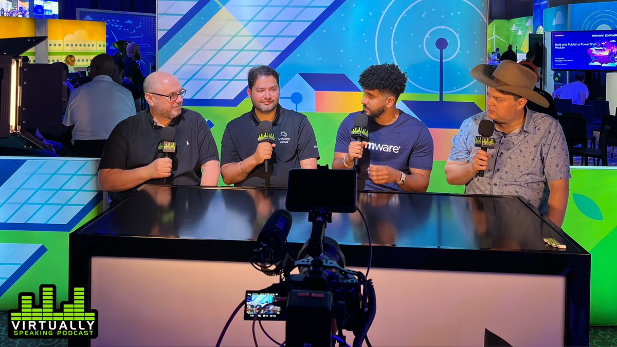 The <a href="/virtspeaking/">Virtually Speaking Podcast</a> crew had a great conversation with <a href="/OsamaMasfary/">Oz</a> and Hitendar Sethi on using native AWS services on <a href="/vmwarecloudaws/">VMware Cloud on AWS</a>. Check out their session TODAY at 10:45 #vmwareexplore2023 #VMwareExplore via.vmw.com/CEIB2531