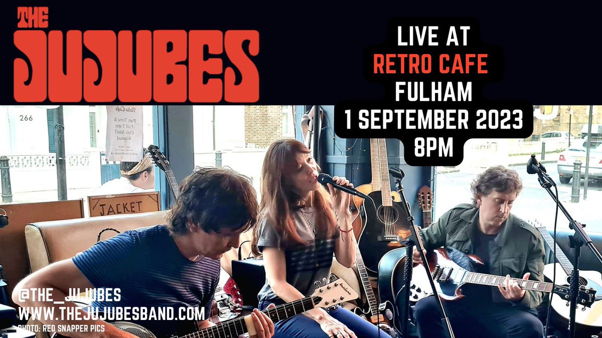 Looking forward to going back to the Retro Cafe in Fulham next Friday. Hope to see you there !