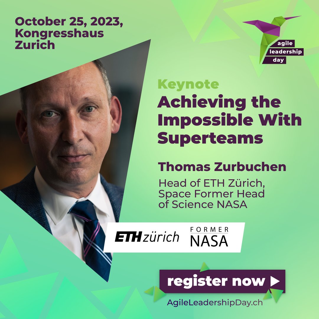 Don’t miss this stellar opportunity to join our Opening Keynote Speaker, Thomas Zurbuchen! As former Head of Science at NASA and current Head of ETHZ | Space, Thomas will share examples from some of NASA’s most extraordinary missions.  
 #ThomasZurbuchen
bit.ly/45mcmrE