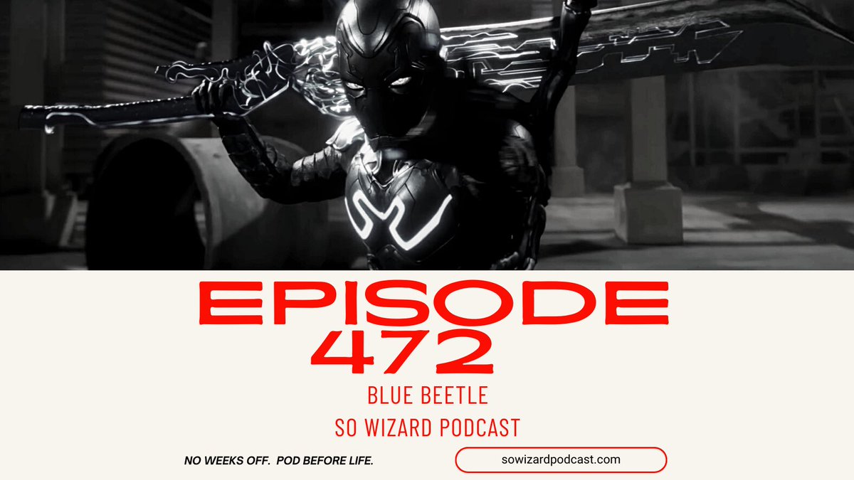 NEW #PODCAST! This week we review one of the last gasps of the #DCEU, it’s #BlueBeetle! It’s all about family when you listen on ITunes, Spotify or right here: tinyurl.com/2juuubvz #PodNation #PodcastAndChill #GWAllStars
