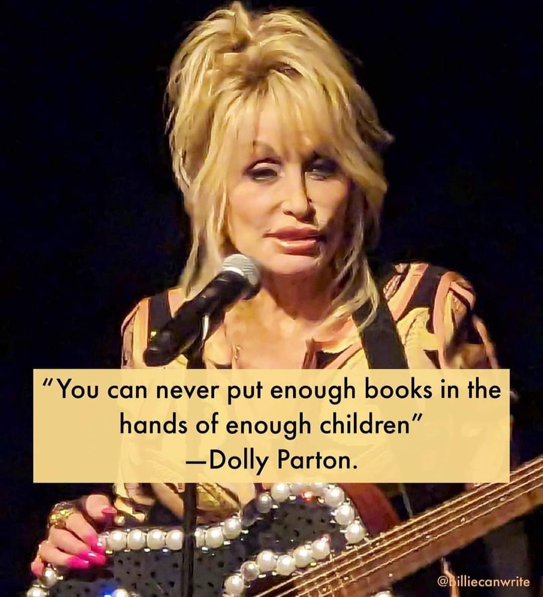 In a world full of @Moms4Liberty be a Dolly Parton. #readbannedbooks #EducationMatters #diversityofthought #CriticalThinking