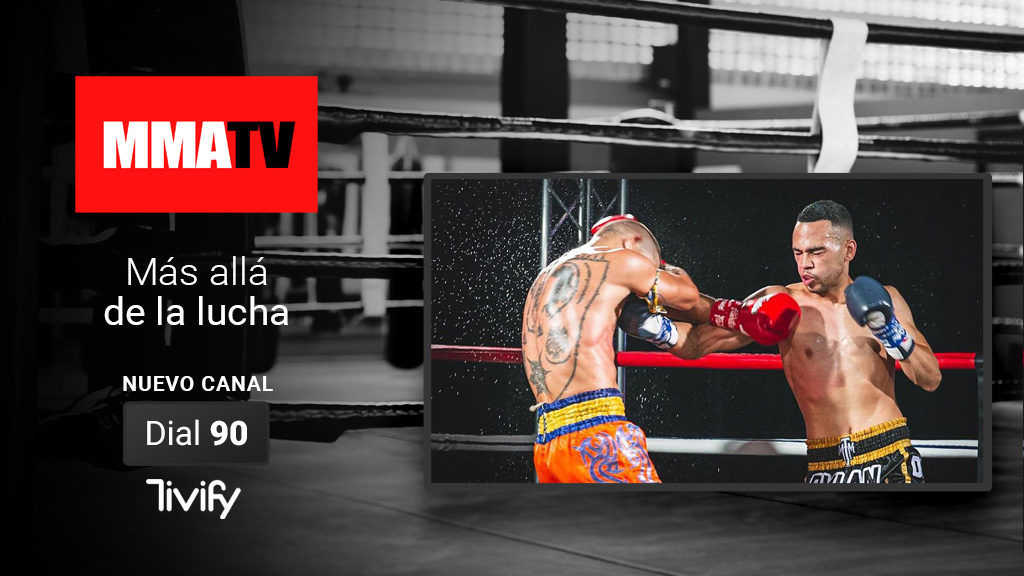TivifyES's tweet photo. 🆕 Aficionados a las artes marciales mixtas y al deporte de combate, tenéis nuevo canal gratuito en Tivify.
🥊 Con la llegada de @MMATVlive podréis disfrutar de los combates entre los luchadores más reconocidos del panorama internacional.
#AlgoMásQueTele 🤩 #MMA #MMATV https://t.co/R4QvtHallv
