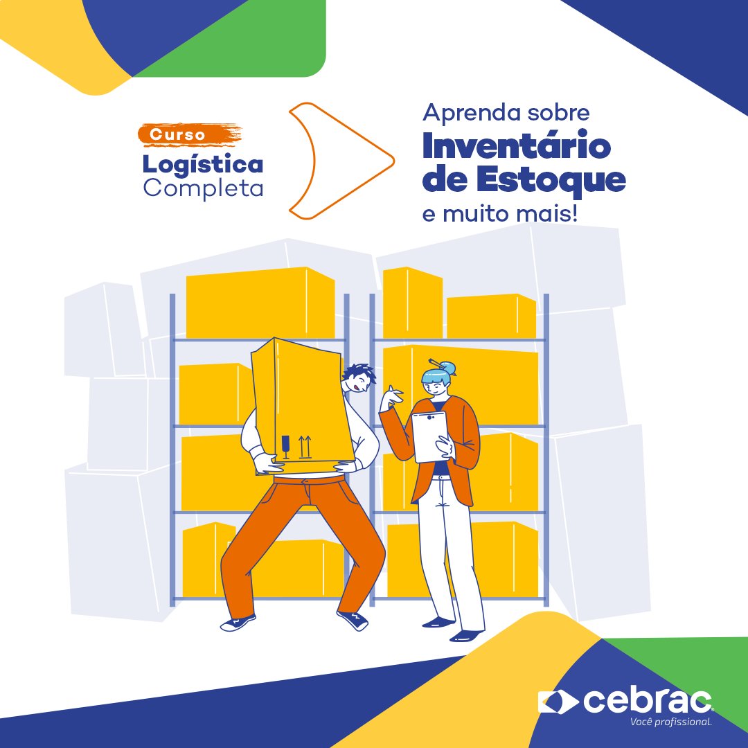 cebrac's tweet photo. Você sabe o que é um inventário?
O Inventário de Estoque, é o controle de tudo que entra, sai, falta ou sobra em uma empresa, e dominar a execução desse processo é essencial para aumentar a produtividade.
Aprenda tudo sobre Logística Completa!
Acesse o nosso site . Link na bio! https://t.co/0LT4zypkFY