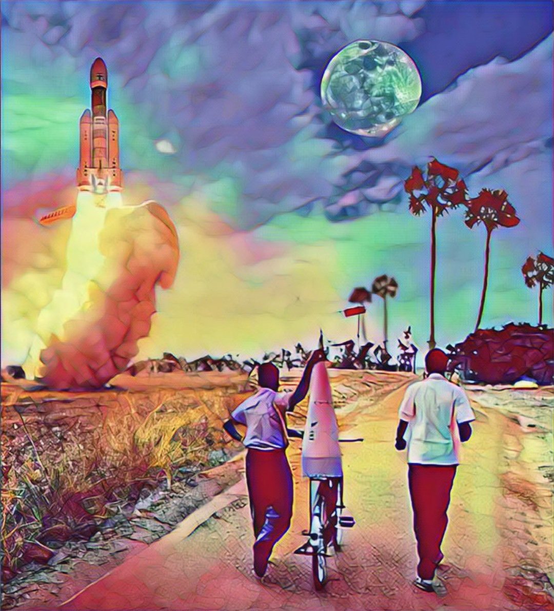 TakneekM's tweet photo. One picture, complete story..✌️
#Chandrayaan3Landing https://t.co/IDTfM8scvP