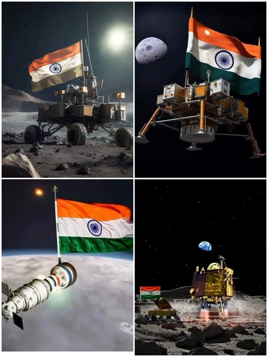 sadhukka's tweet photo. भारत के वैज्ञानिकों ने आज दुनिया मे बहुत बड़ा कारनामा कर दिखाया , 
चंद्रयान 3 का चांद पर समय से सकुशल पहुंचने पर हमारी तरफ से ISRO की टीम को बहुत बहुत मुबारकबाद 💐
#isroindia #Chandrayaan3

I Love My India ❤️ https://t.co/5usqXZxinX