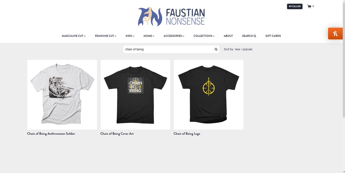 chainofbeing's tweet photo. I have some exciting news! There is now Chain of Being Merch in the @FaustNonsense store! 

The profits on these* will be sent directly back into the crowdfunding campaign so if you've been looking for another way to support the crowdfunding campaign then this is it!

🔗below! https://t.co/j63frzL8Sc