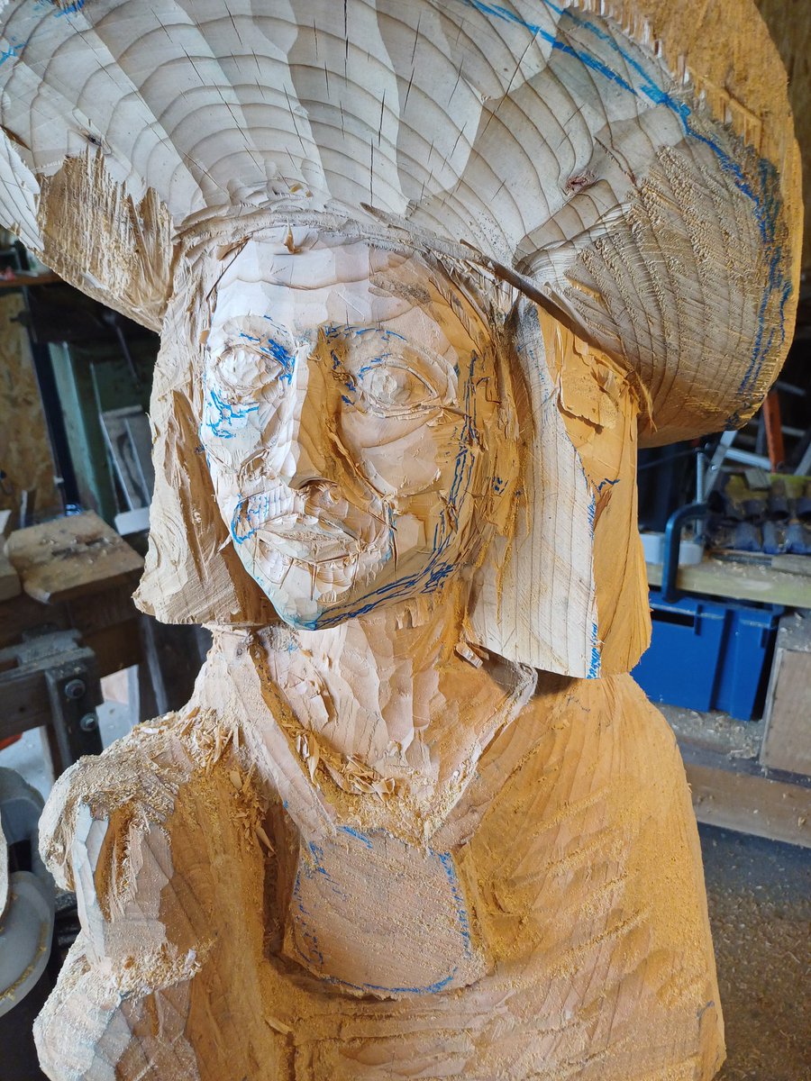 ColbocJulien's tweet photo. Le visage #pèlerin très technique...
#sculpture #bois #colboc
Commande pour la ville de Château-Landon 77
@radiooxygene @fibois_idf
@VilledeFbleau @77_VivreEnGrand https://t.co/YSwQkkrIXd