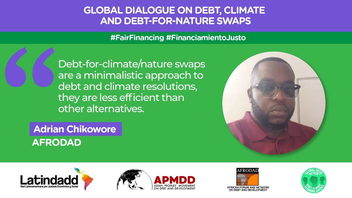 latindadd's tweet photo. @AdyChikowore @AFRODAD2011 🟢 @AdyChikowore 

#FairFinancing #FinanciamientoJusto https://t.co/wenX5FovTi