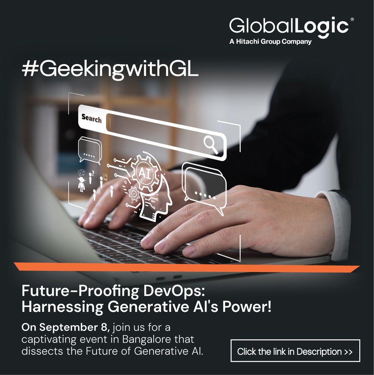 GlobalLogic_IN's tweet photo. Be part of an immersive tech series event on September 8, discussing Generative AI's role in DevOps. Don't miss your chance to learn, connect, and shape the future.
Register now - Secure your spot now!
https://t.co/9BbbDo1Cmg
#GeekingWithGL #FutureOfDevOps #GenerativeAI https://t.co/wFYqeg4VPe