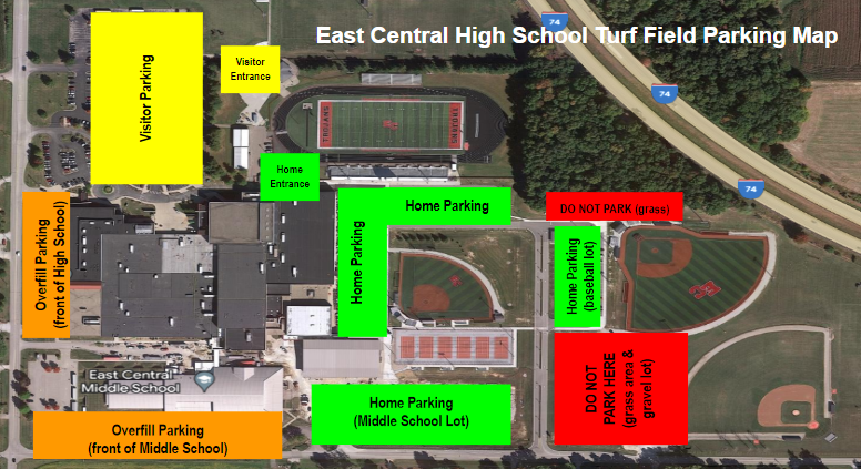 ECTrojanSports's tweet image. Those attending Friday's Football Game - Please share information on parking.  It would be very helpful for visitors from @HarrisonWildcat to park in the vistor lot(s) and enter the vistor gate.
Home fans, please DO NOT park in the grass areas this season. 
Gates open at 6:30pm!