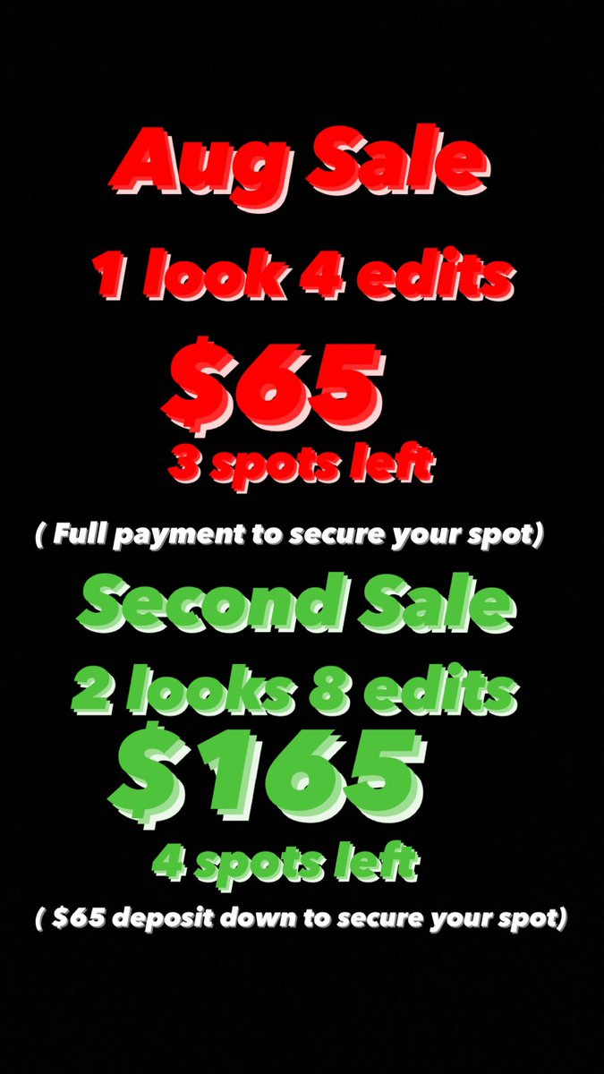 therealkayy_7's tweet photo. Book your spot Today https://t.co/SJAuI9kRdK
