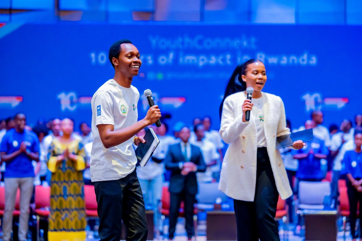 Rujijo_'s tweet photo. Minister Abdallah's appreciation for #YouthConnekt's contributions to youth growth and collaborative accomplishments shines bright at #YouthConnekt10. https://t.co/dgpi52ypBC