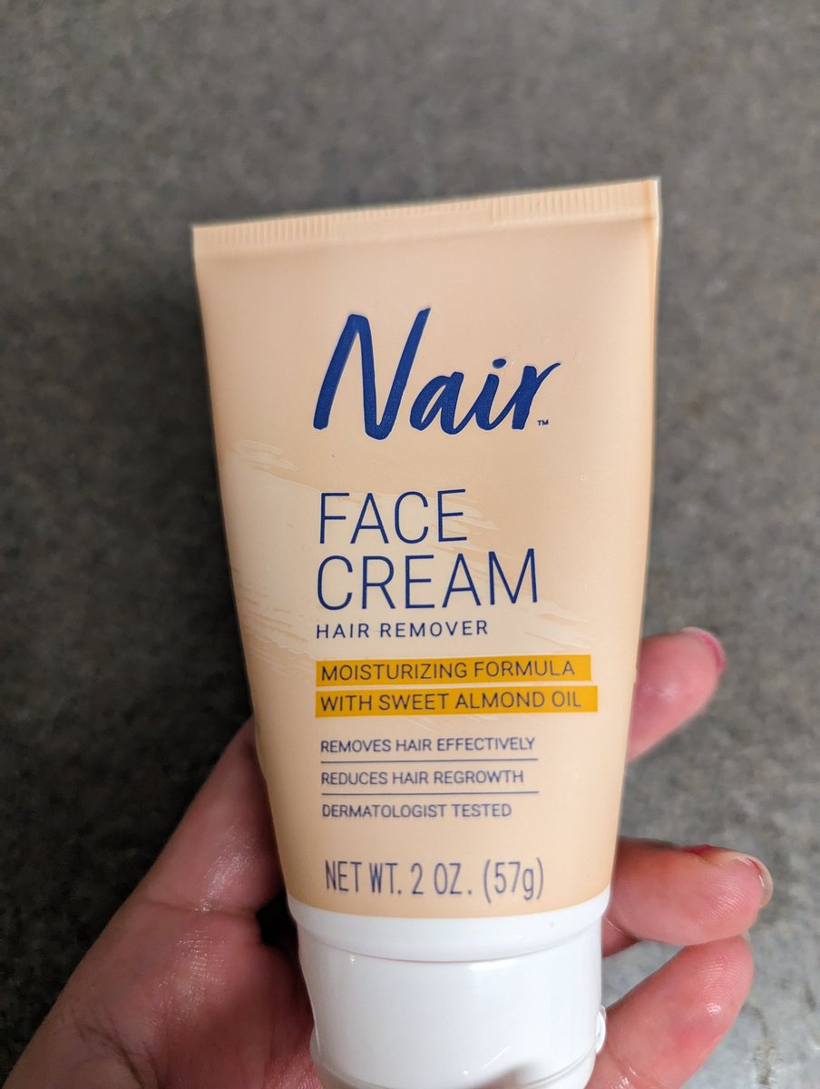 Adoptee420's tweet photo. Omg y'all. Yesterday when I was at work, my boyfriend went looking through my stuff for face cream, found this, and slathered it all over his face 😂😂😂 https://t.co/6Jln5bvwLs
