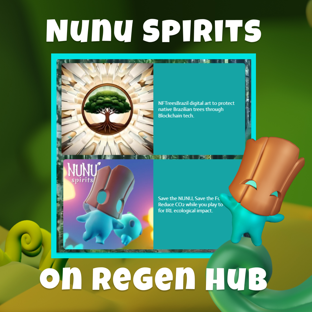 NunuSpiritsNFT's tweet photo. #NunuSpirits joins all your favorite #Regen projects and initiatives that are scaling with #web3 and beyondโฃ๏ธ
In a growing community focusing on growth ๐ and impact ๐ช for a brighter more sustainable future. โป๏ธ
Find out more ๐ https://t.co/OzQtS47jZO https://t.co/bfEmosZHej